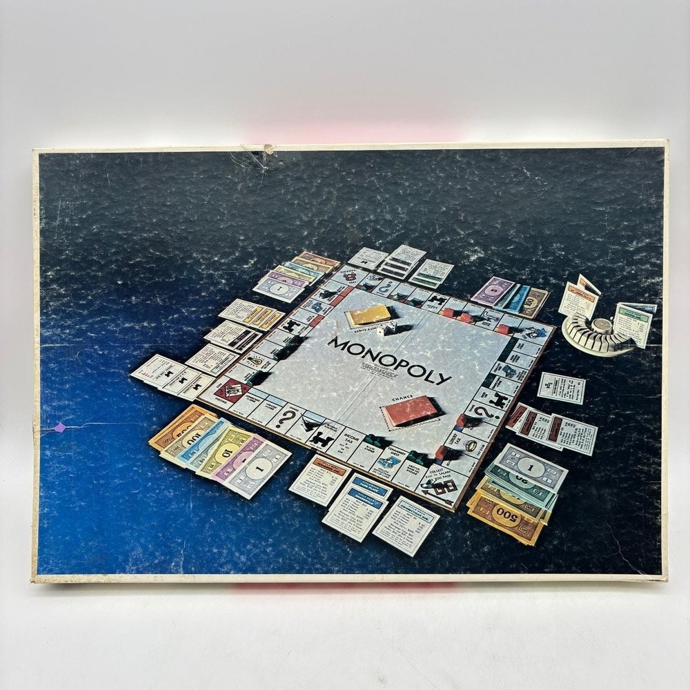 Vintage Monopoly Anniversary Edition Board Game Parker Brothers COMPLETE 1974